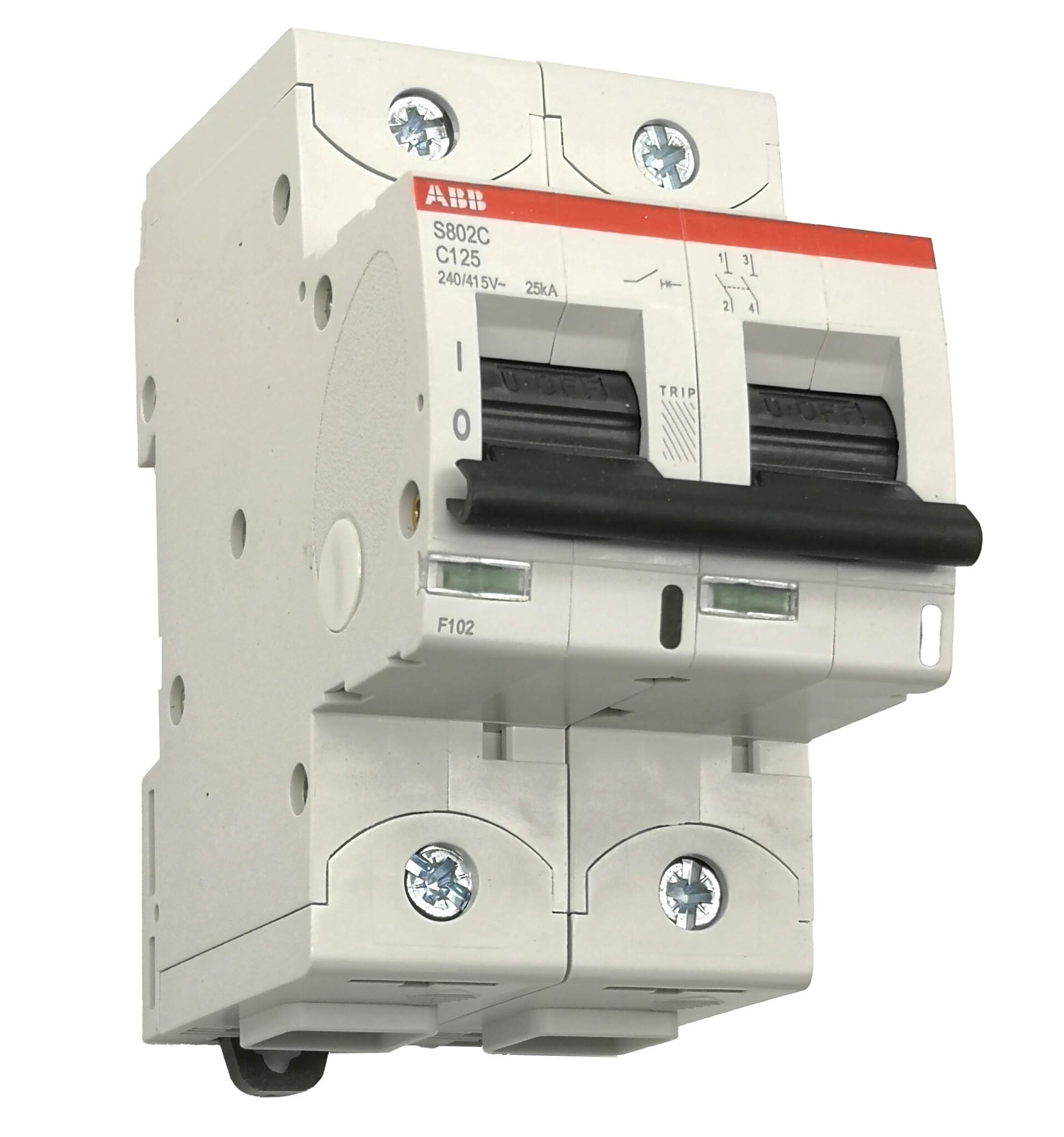 Автоматический выключатель ABB S802C C125 125А 25кА 2п C 2CCS882001R0844