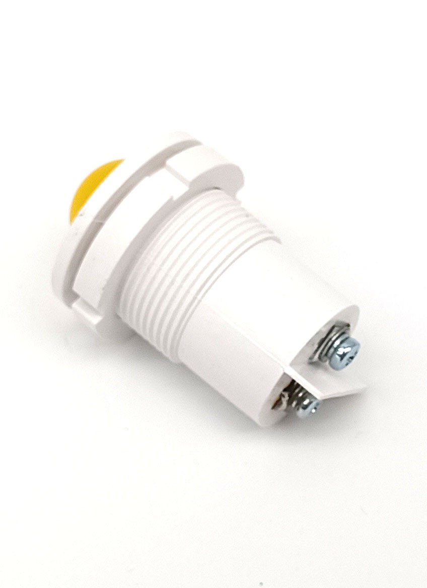 Лампа коммутаторная светодиодная Жёлтая СКЛ 11-А-Ж-2-220, 220в, 5мА