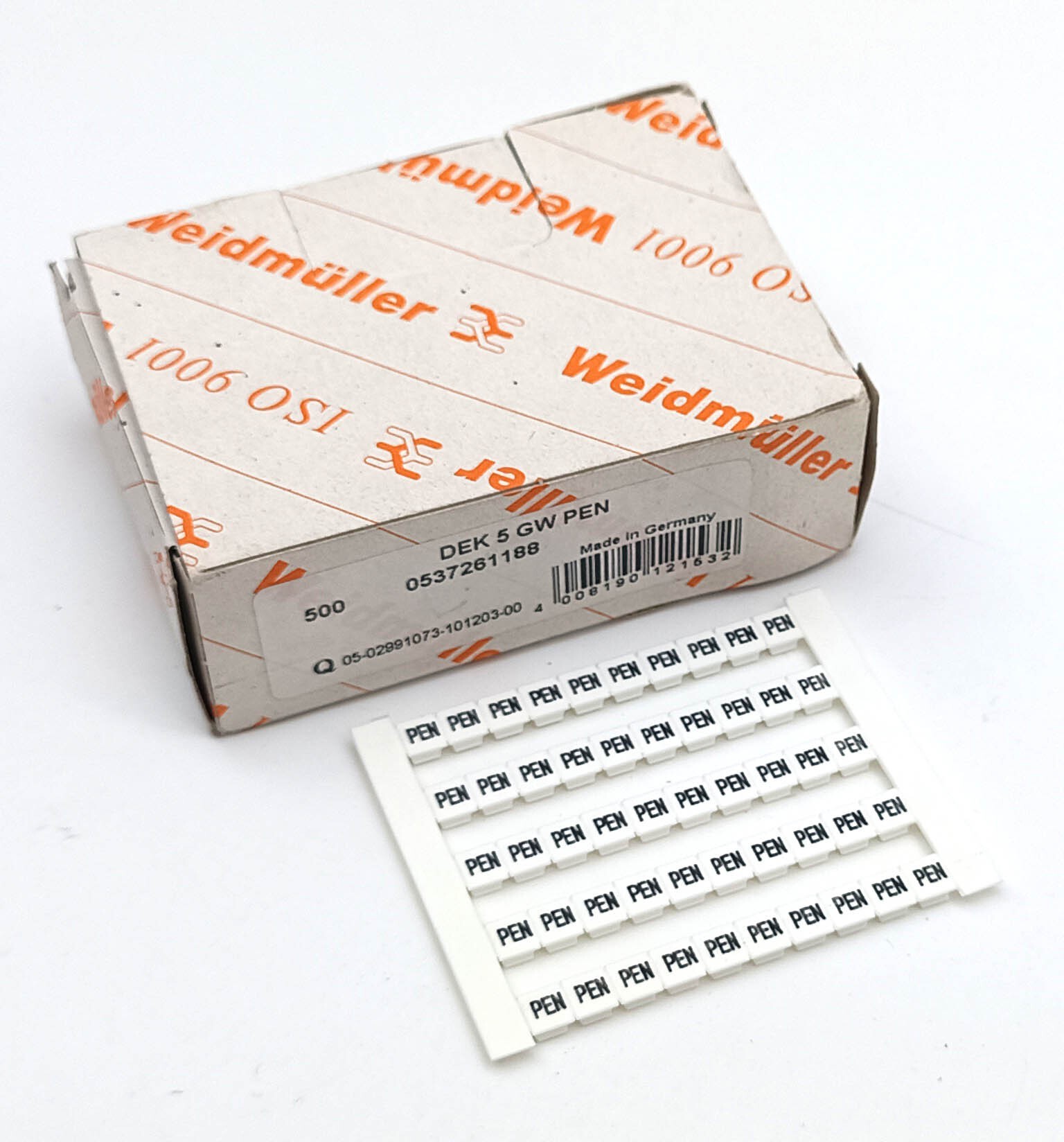 Маркер для клемм 5х5мм DEK 5 GW PEN (50 шт.) Weidmuller 0537261188