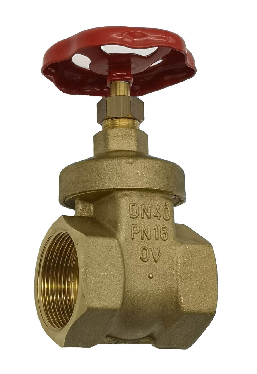 Задвижка муфтовая DN 40 Ду40латунь OVENTROP 1040012