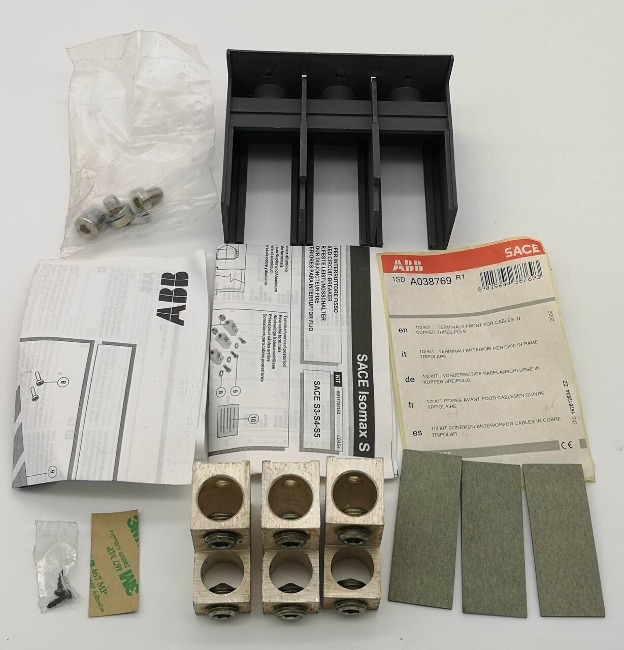 Силовые выводы под кабель (3шт.) F FC-Cu для S5 630 , ABB 1SDA038769R1