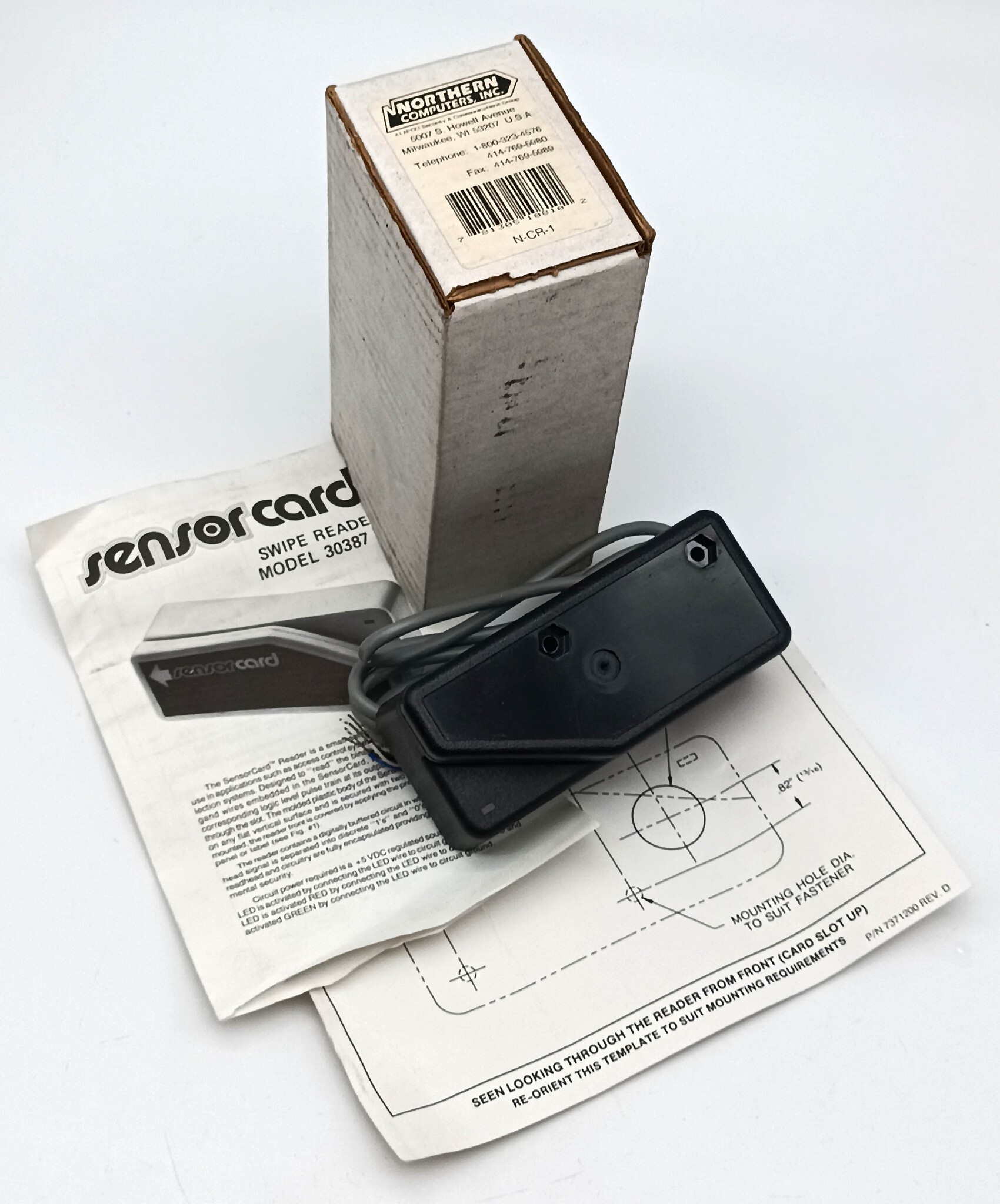 Считыватель для пластиковых карт SENSOR ENGINEERING CO. HAMDEN, CT. 30387 (3100320)