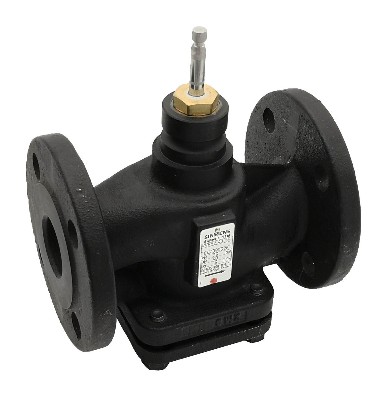 Клапан двухходовой фланцевый SIEMENS Dn40 Ду40 VVF52.40-16 PN25